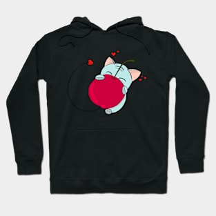 cat-love-cherry Hoodie